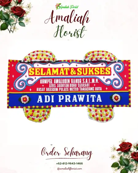 Papan Bunga Ucapan Selamat Anturan